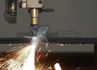 Процесс лазерной резки металла 